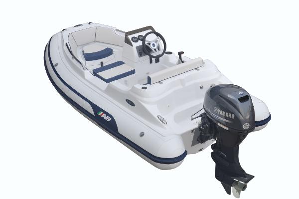 AB Inflatables Nautilus 11 DLX 2023 AB Inflatables 11 DLX boat with Yamaha outboard motor.