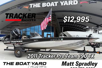 2011 Bass Tracker PRO TEAM 190 TX