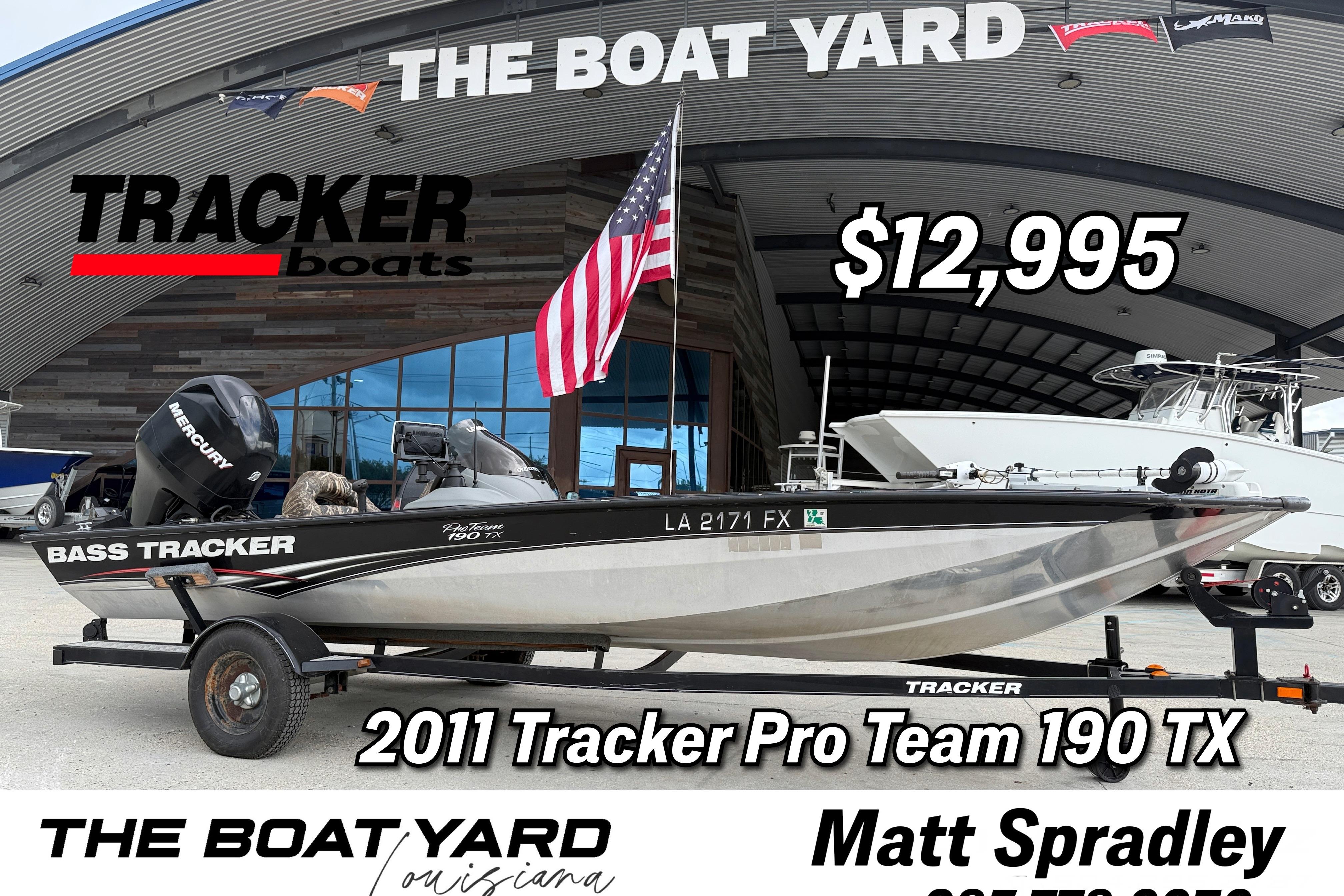 2011 Bass Tracker PRO TEAM 190 TX