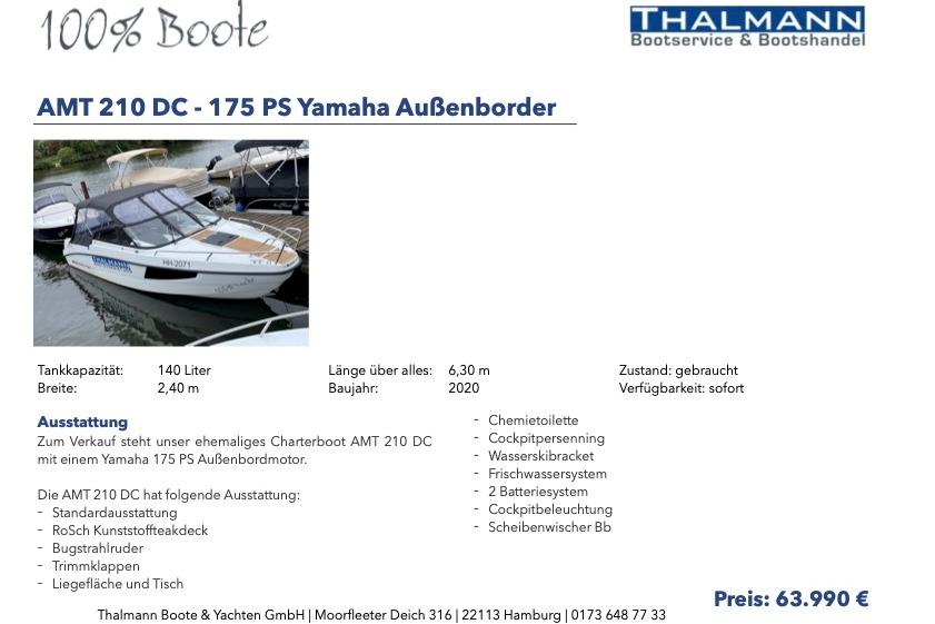 2020 AMT 210 DC