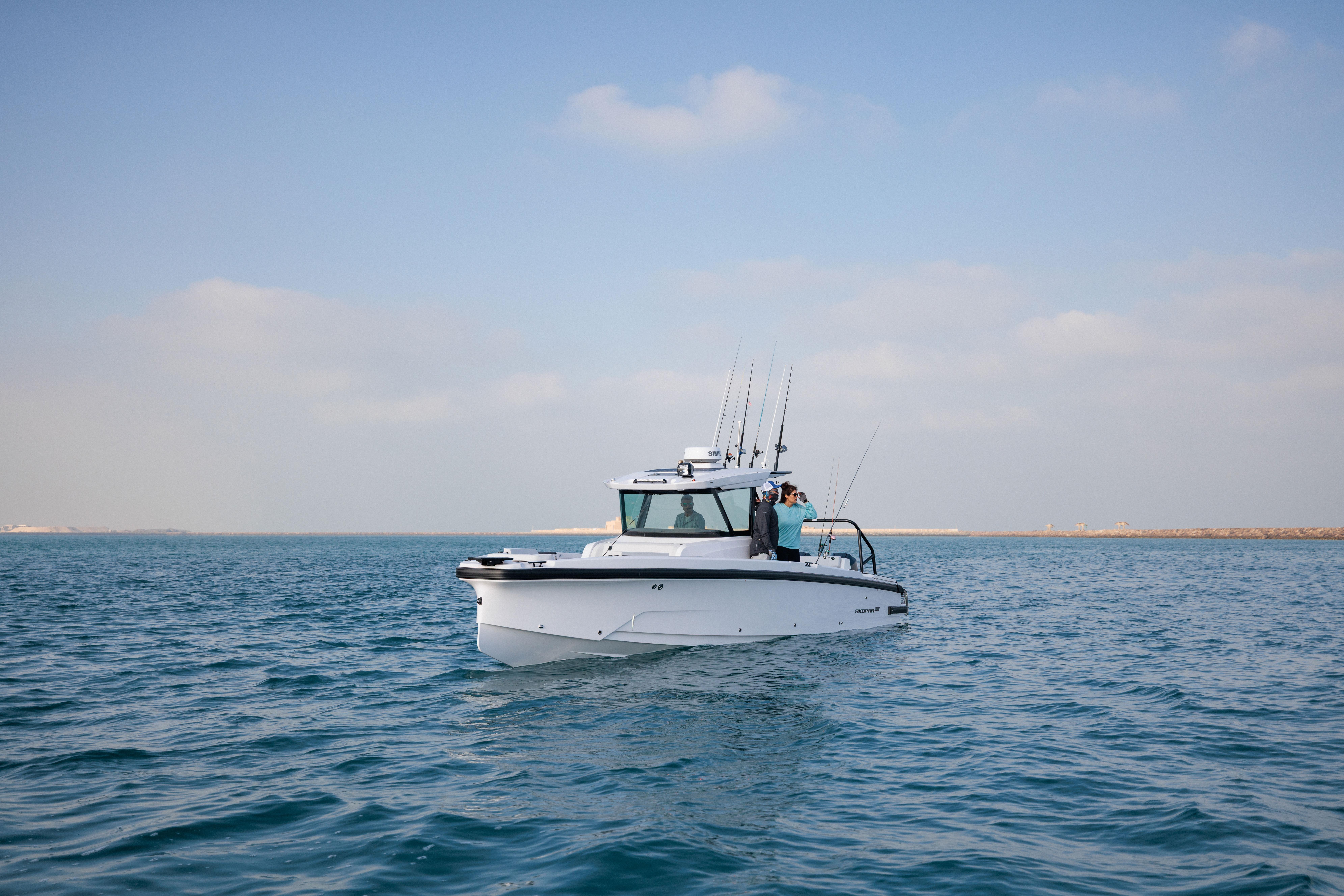 Axopar 29 CCX - Brabus Performance Line 2025 Axopar 29 CCX Brabus Performance Line boat on open water.
