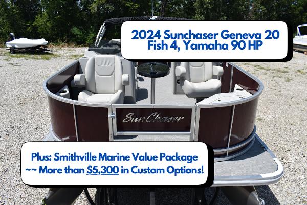 SunChaser Geneva 20 Fish 4 2024 SunChaser Geneva 20 Fish 4 pontoon boat with custom options package.
