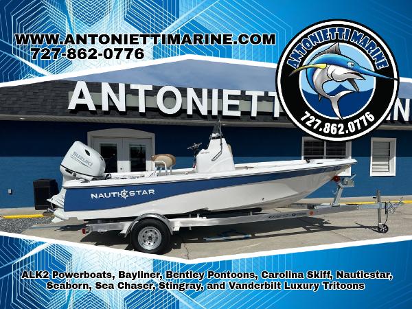 NauticStar 194 Bay 2025 NauticStar 194 Bay boat at Antonietti Marine dealership.