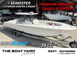 Front Runner 39 Center Console 2024 Front Runner 39 CC boat on trailer, financing and trades available, The Boat Yard Louisiana.