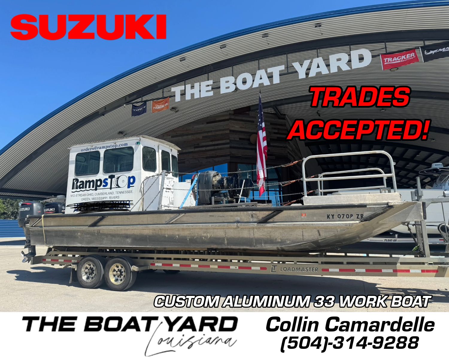 2010 Custom Aluminum 33 Work Boat