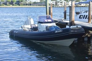 Brig Eagle 6 2019 Brig Eagle 6 inflatable boat docked on calm waters.
