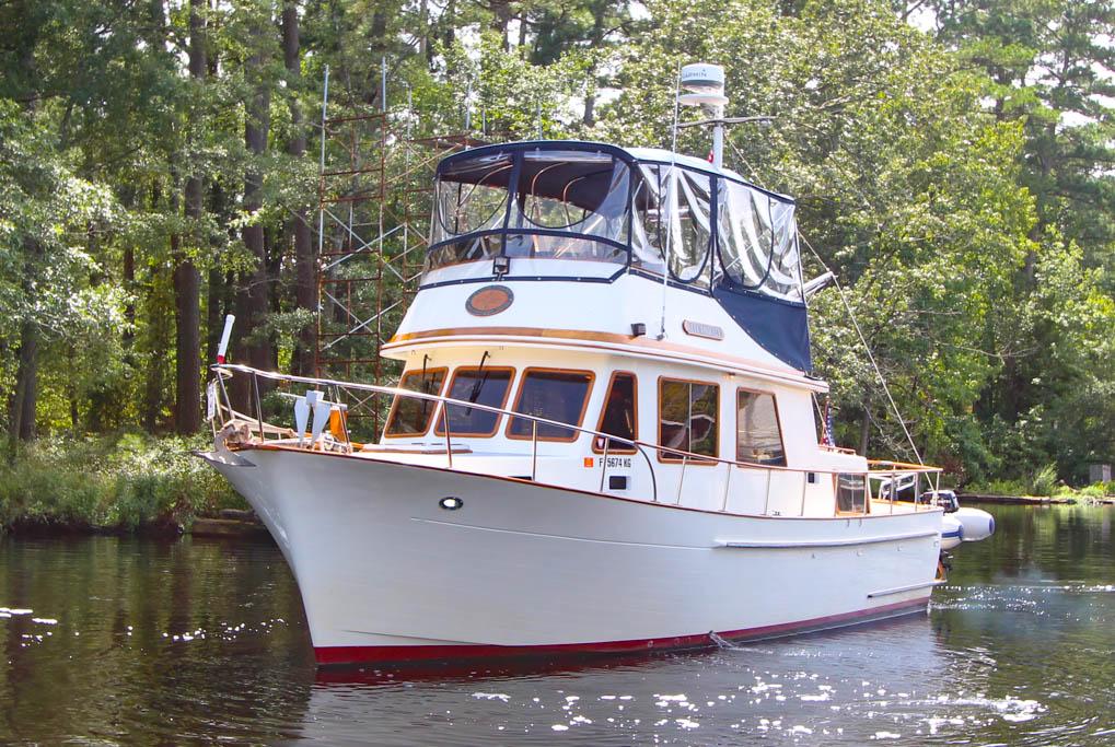 1983 Marine Trader 34 Double Cabin, Chesapeake Virginia ...