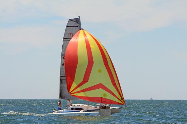 Corsair F-24 Mk-II #299 Sailing - Spinnaker