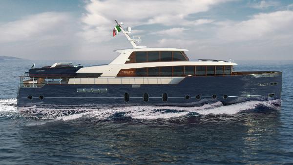 Picchiotti GENTLEMAN 24 Picchiotti GENTLEMAN 24 yacht 2025 cruising on the ocean.