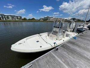 Ranger 2410 Bay Ranger 2012 Ranger 2410 Bay Ranger boat docked on a sunny day.