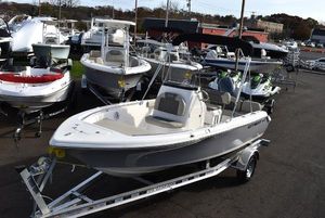 Key West 189 FS 2025 Key West 189 FS boat on trailer in marina lot.