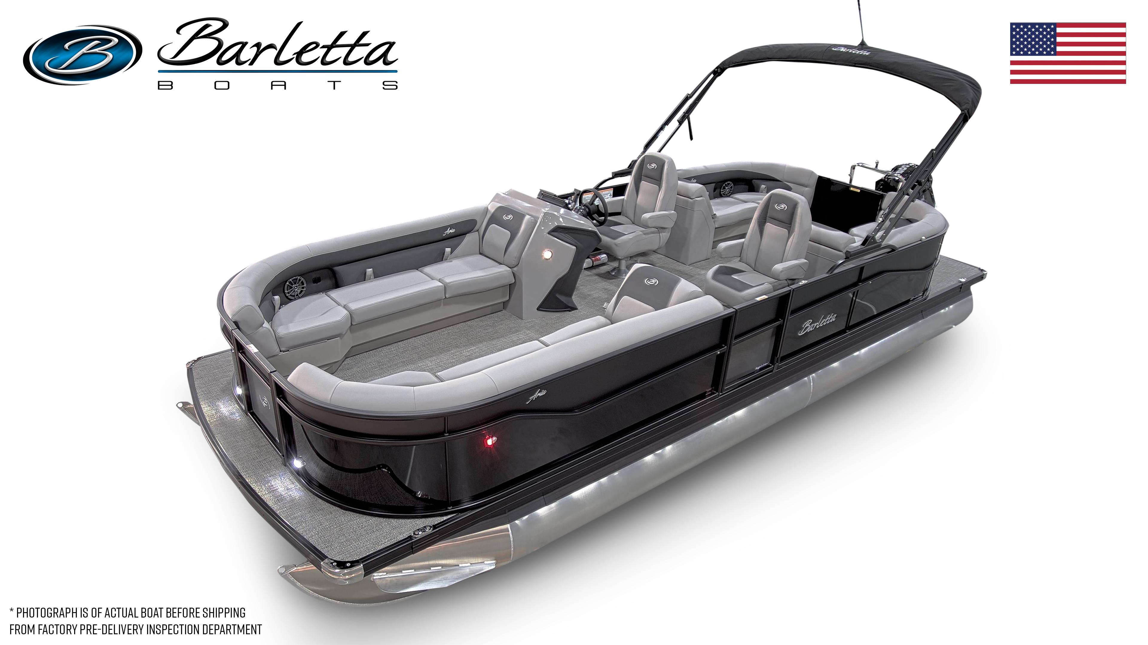 Barletta ARIA 22QC 2026 Barletta ARIA 22QC pontoon boat with sleek design and comfortable seating.