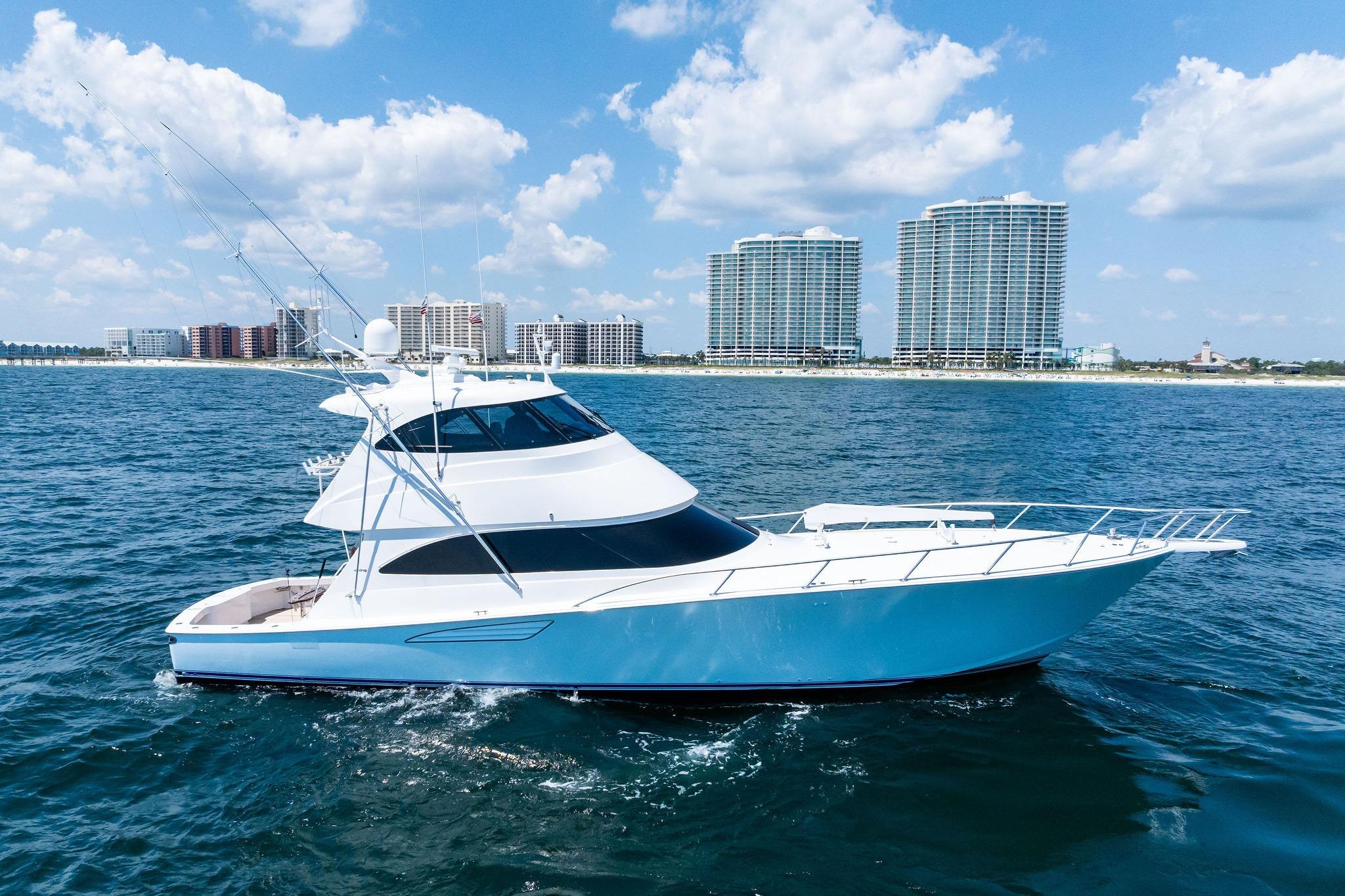 2017 Viking 62 Enclosed Bridge