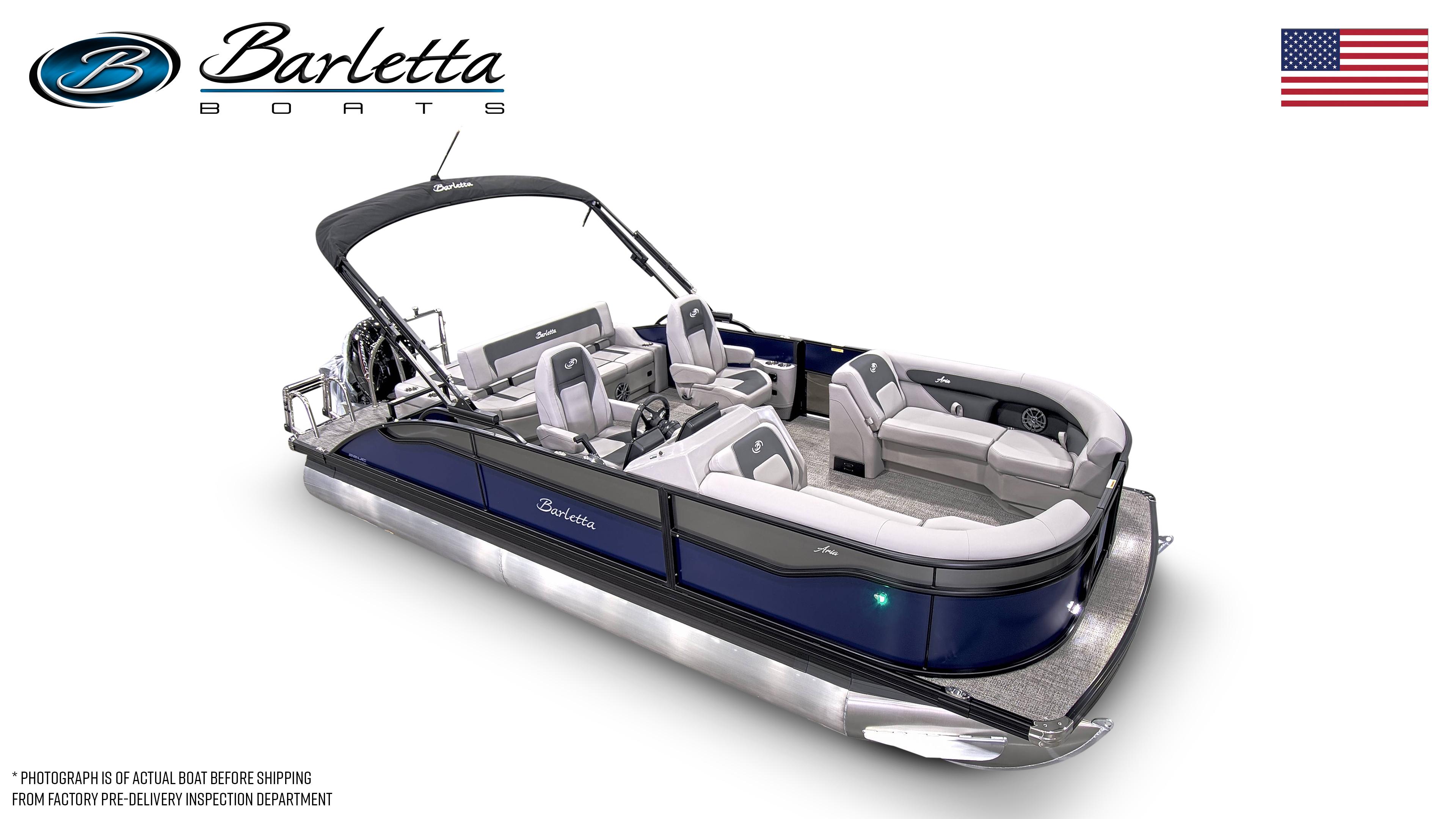 Barletta ARIA 22UC 2026 Barletta ARIA 22UC pontoon boat with sleek design and comfortable seating.