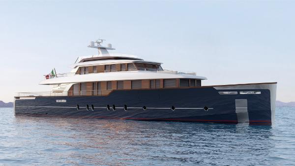 Picchiotti GENTLEMAN 44 2026 Picchiotti GENTLEMAN 44 luxury yacht on calm sea.