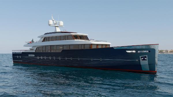 Picchiotti GENTLEMAN 55 Luxury yacht Picchiotti GENTLEMAN 55, 2027 model, cruising on the ocean.