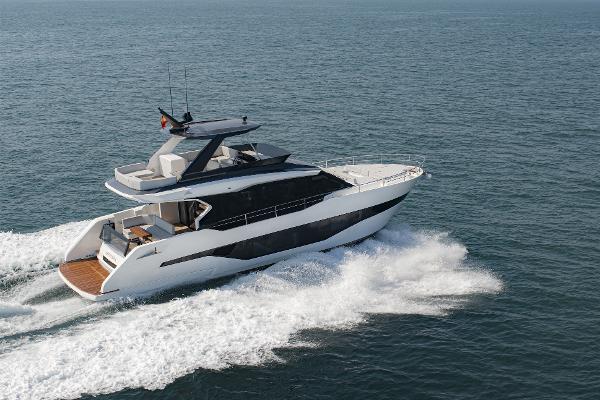 Astondoa AS5 2024 Astondoa AS5 yacht cruising on open sea.