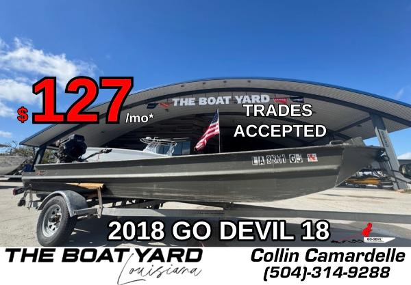 2018 Go-Devil 18x48 Surface Drive Boat