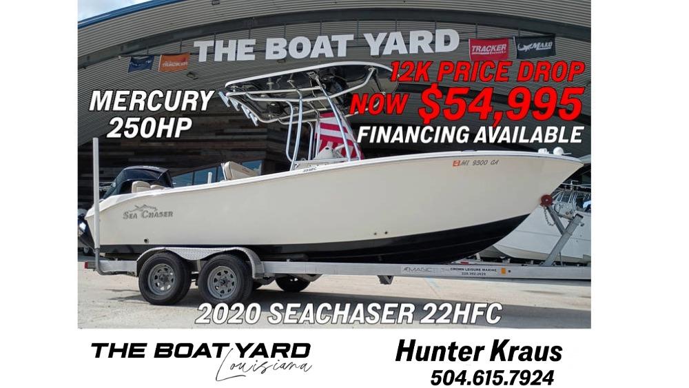 Sea Chaser 22HFC 2020 Sea Chaser 22HFC boat for sale, $54,995, Mercury 250HP, financing available.