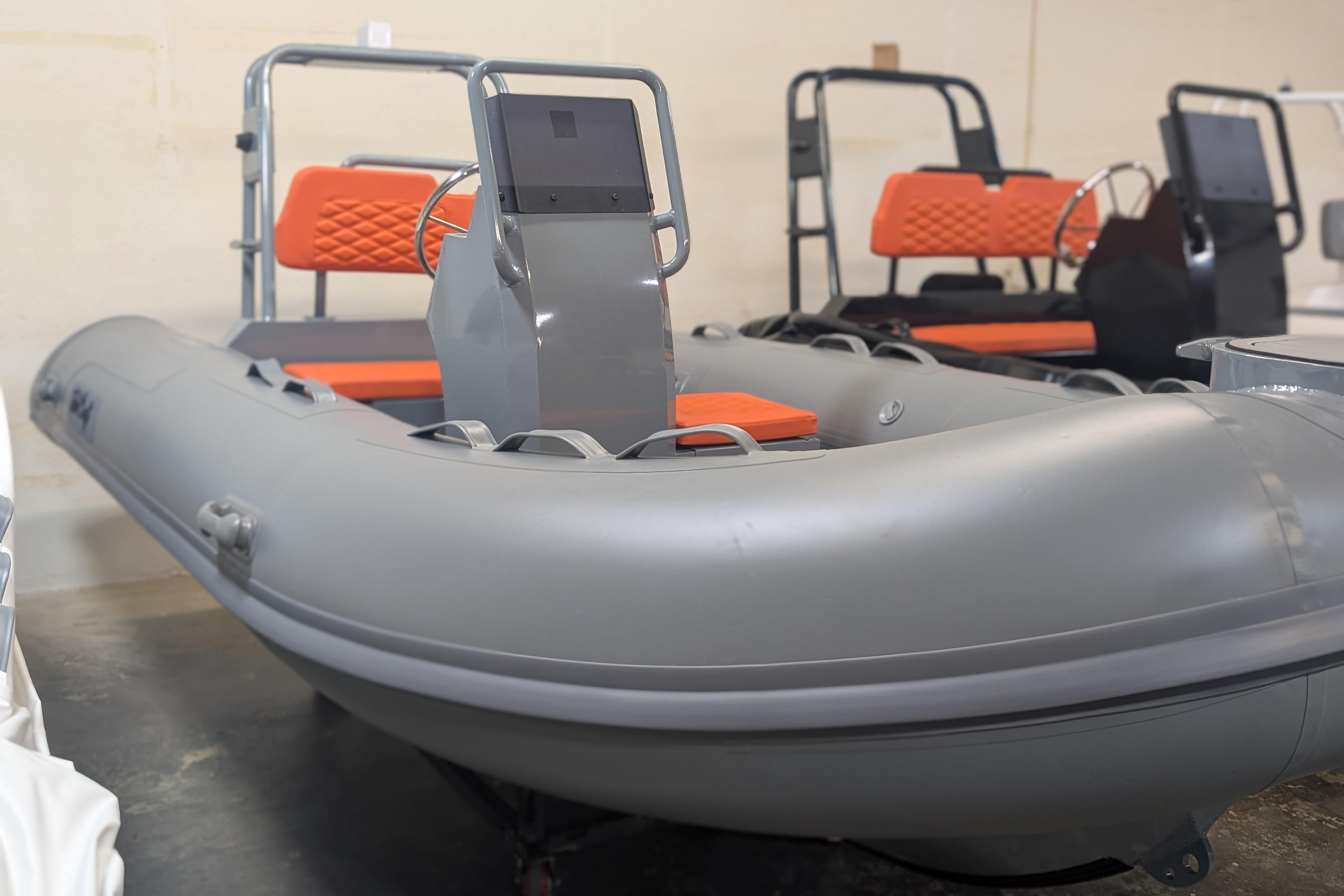 2025 Tide Craft Custom Grey and Orange Catalina 13