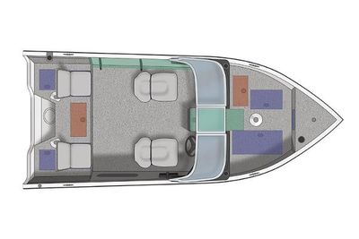 Crestliner 1650 FISH HAWK WT JS Boat