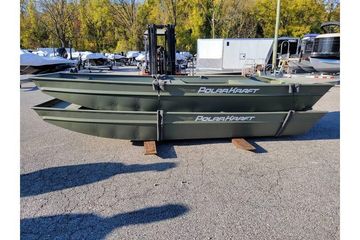 2024 Polar Kraft 1448 jon boat. 14' long, 48" bottom width, 15" transom.