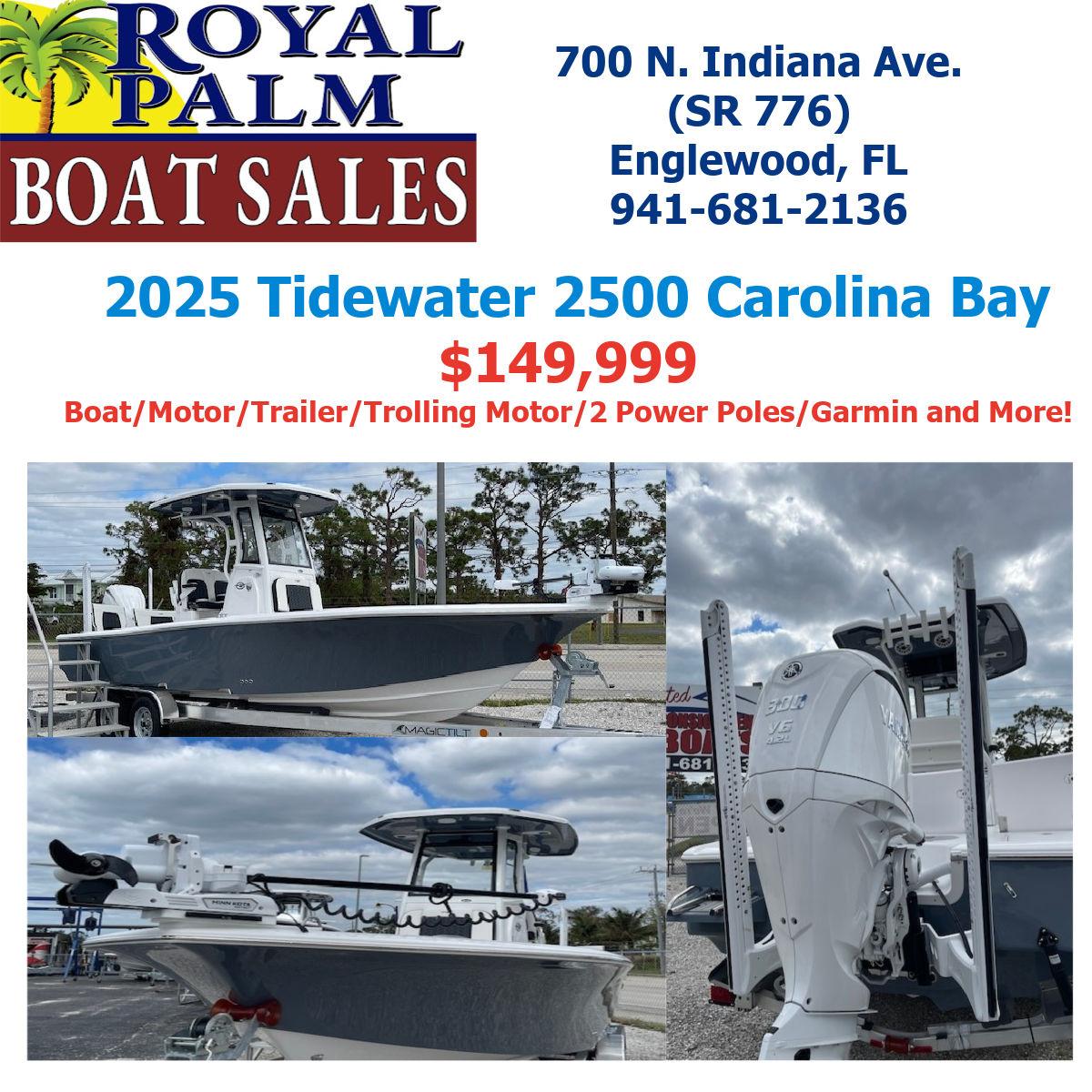 2025 Tidewater 2500 Carolina Bay