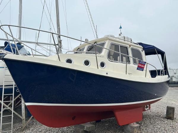 Trusty 23 Showing her bilge keels