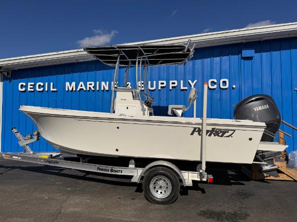 Parker 18SE Center Console 2025 Parker 18SE Center Console boat on trailer at Cecil Marine & Supply Co.