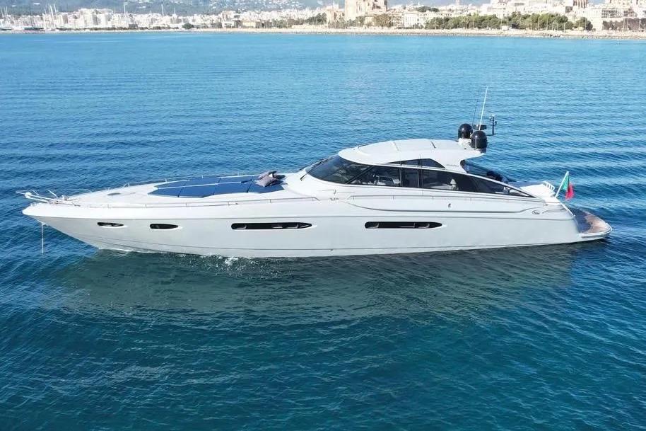 Baia Atlantica 78 Luxury 2005 Baia Atlantica 78 yacht cruising on calm blue waters.