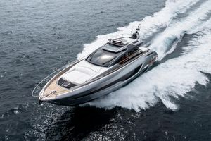 Riva 66' Ribelle 2021 Riva 66' Ribelle yacht cruising on open water, showcasing sleek design and luxury.