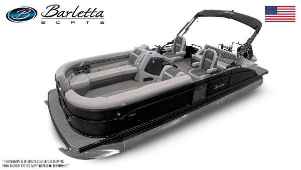 Barletta Cabrio 24UC 2025 Barletta Cabrio 24UC pontoon boat with sleek design and comfortable seating.