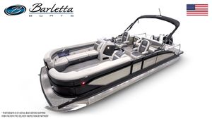 Barletta Cabrio24UC 2025 Barletta Cabrio24UC pontoon boat with sleek design and comfortable seating.