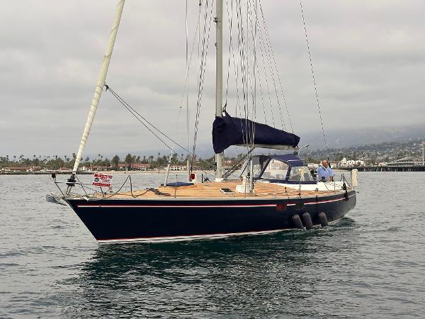Nautor Swan 39 1978 Nautor Swan 39 sailboat on calm water, featuring a sleek design and wooden deck.