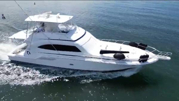 Bertram 670 Convertible 2008 Bertram 670 Convertible yacht cruising on open water.