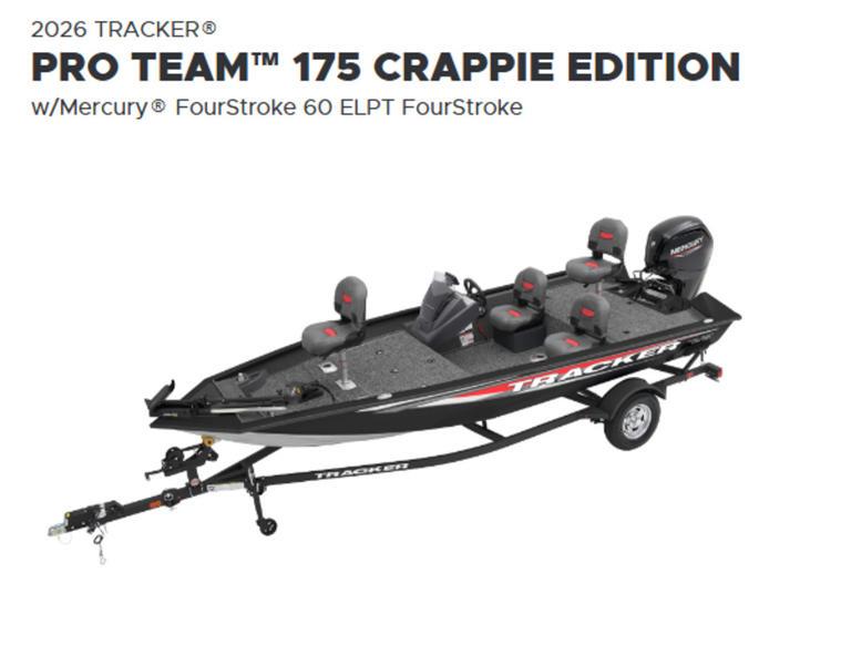 2026 Tracker Pro Team™ 175 Crappie Edition