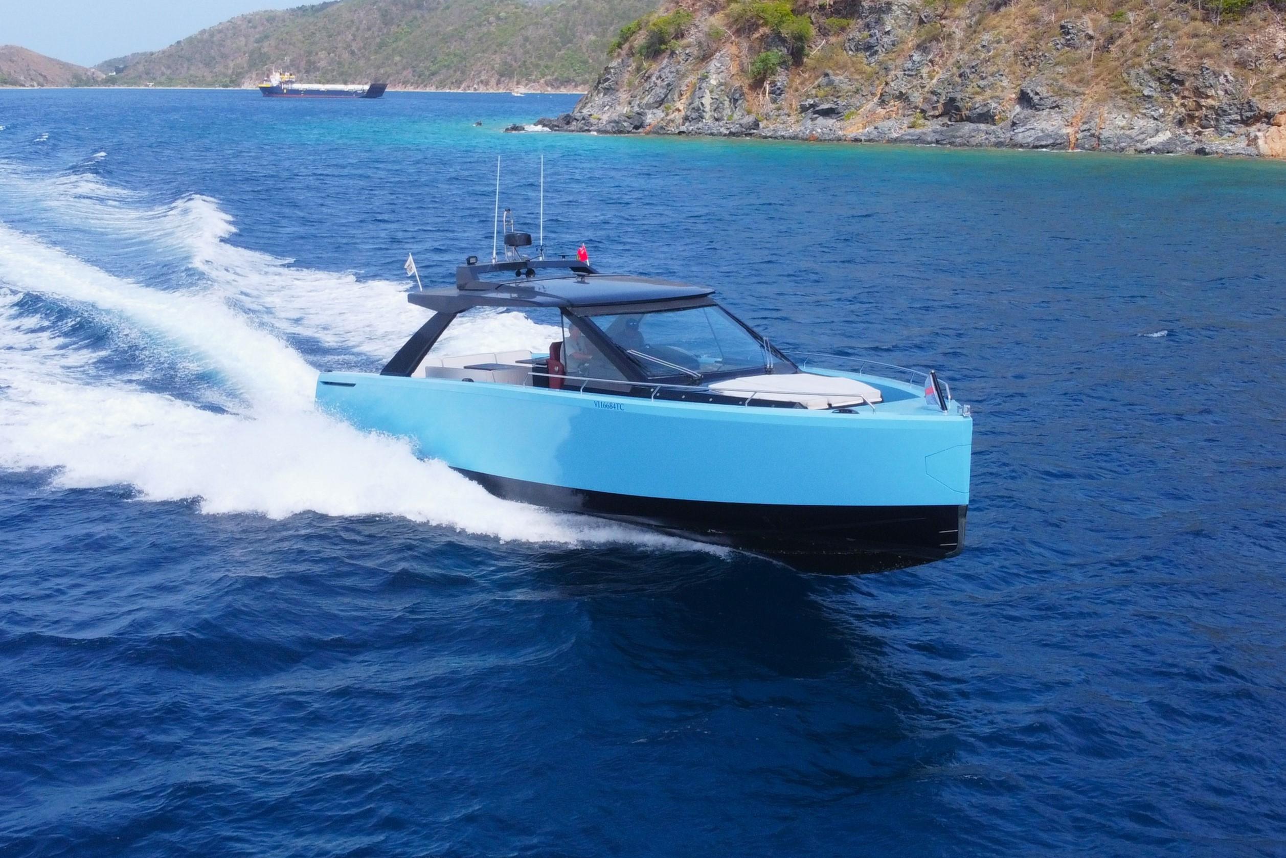 More horsepower is driving force for new boat; boatyard expands lineup with  38-foot model