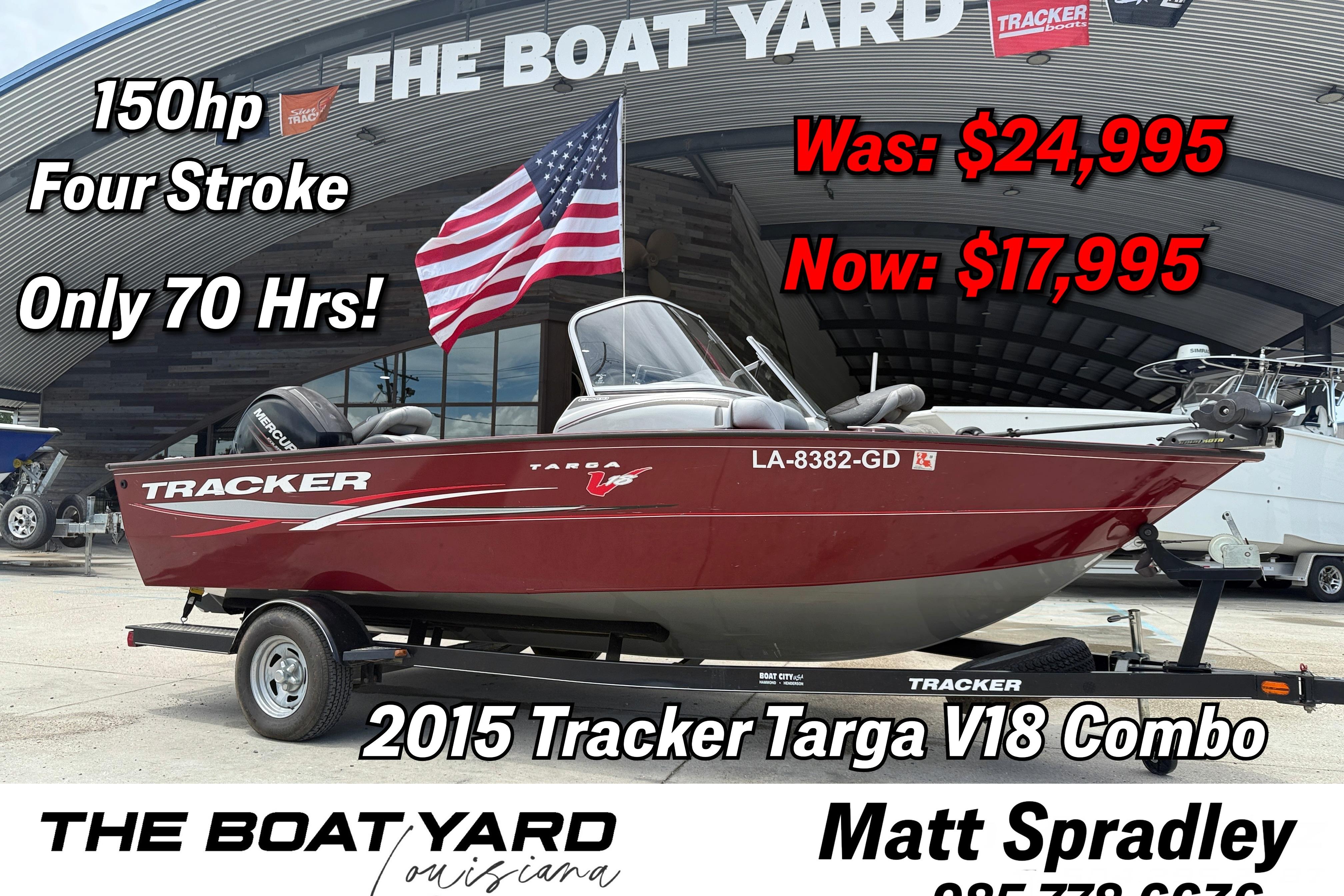 2015 Tracker Targa V-18 Combo