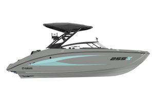 Yamaha Boats 255XD Manufacturer Provided Image: 2026 Yamaha Boats 255XD, sleek gray design with modern features and stylish accents.