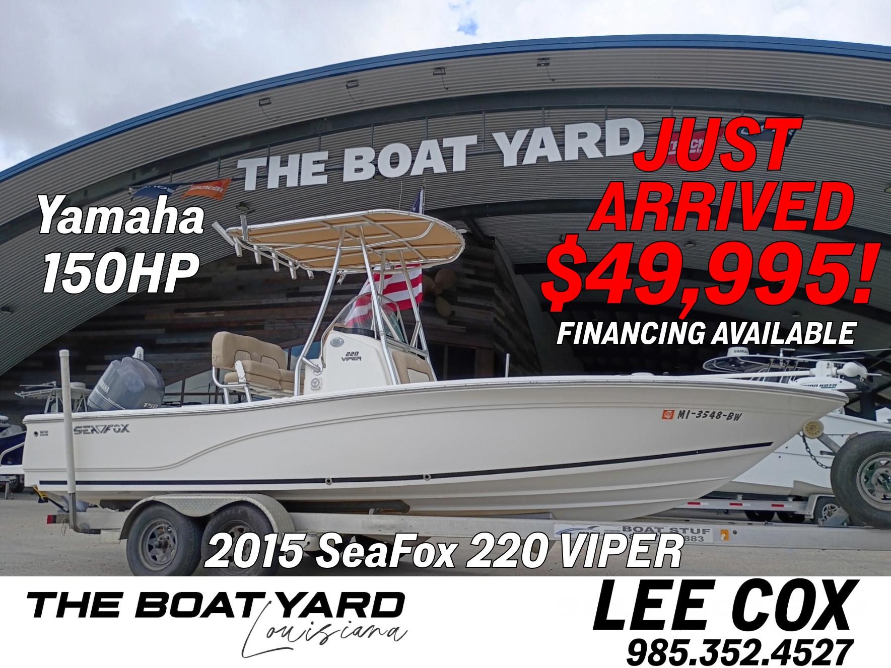 2015 Sea Fox 220 Viper