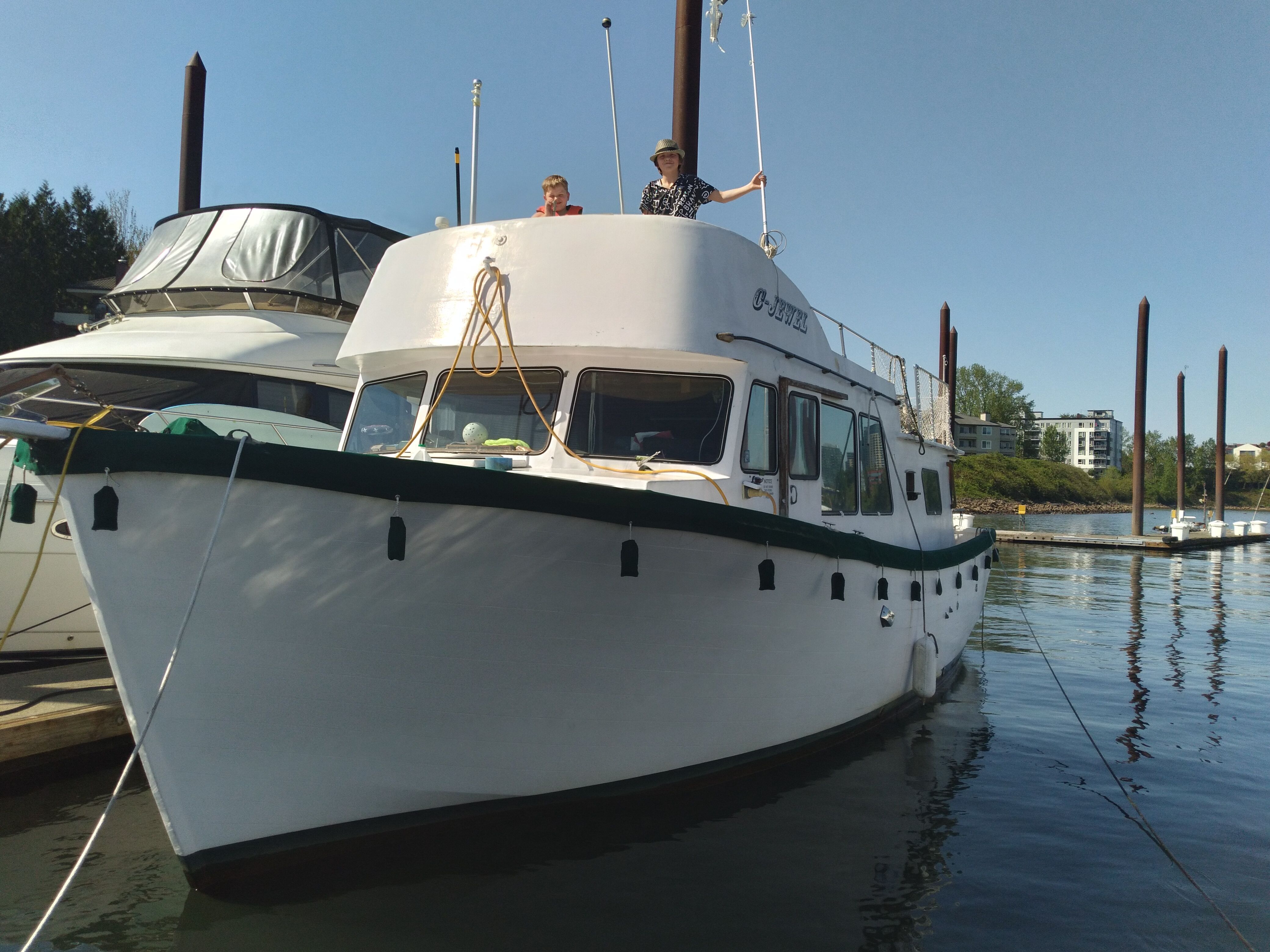1968 Monk Design Flybridge Cruiser