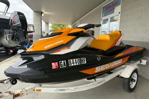 Sea-Doo GTI SE 155 2018 Seadoo GTI SE 155 jet ski on trailer at Lakeview Marina.