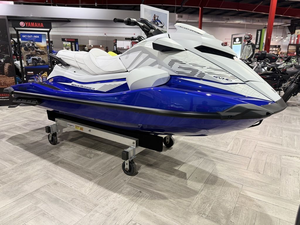 Yamaha WaveRunners GP SVHO™ with Audio 2025 Yamaha WaveRunners GP SVHO™ with Audio, displayed in showroom.