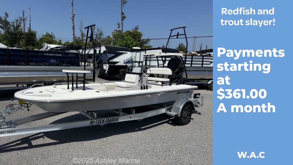 Spyder FX17 Flicker 2026 Spyder FX17 Flicker boat on trailer, financing available from $361/month.