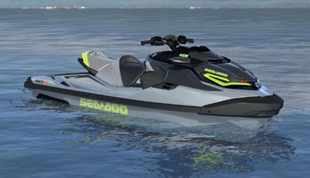 2025 BRP Sea-Doo RXT-X 325 W/ SOUND SYSTEM, ICE METAL/MANTA GREEN