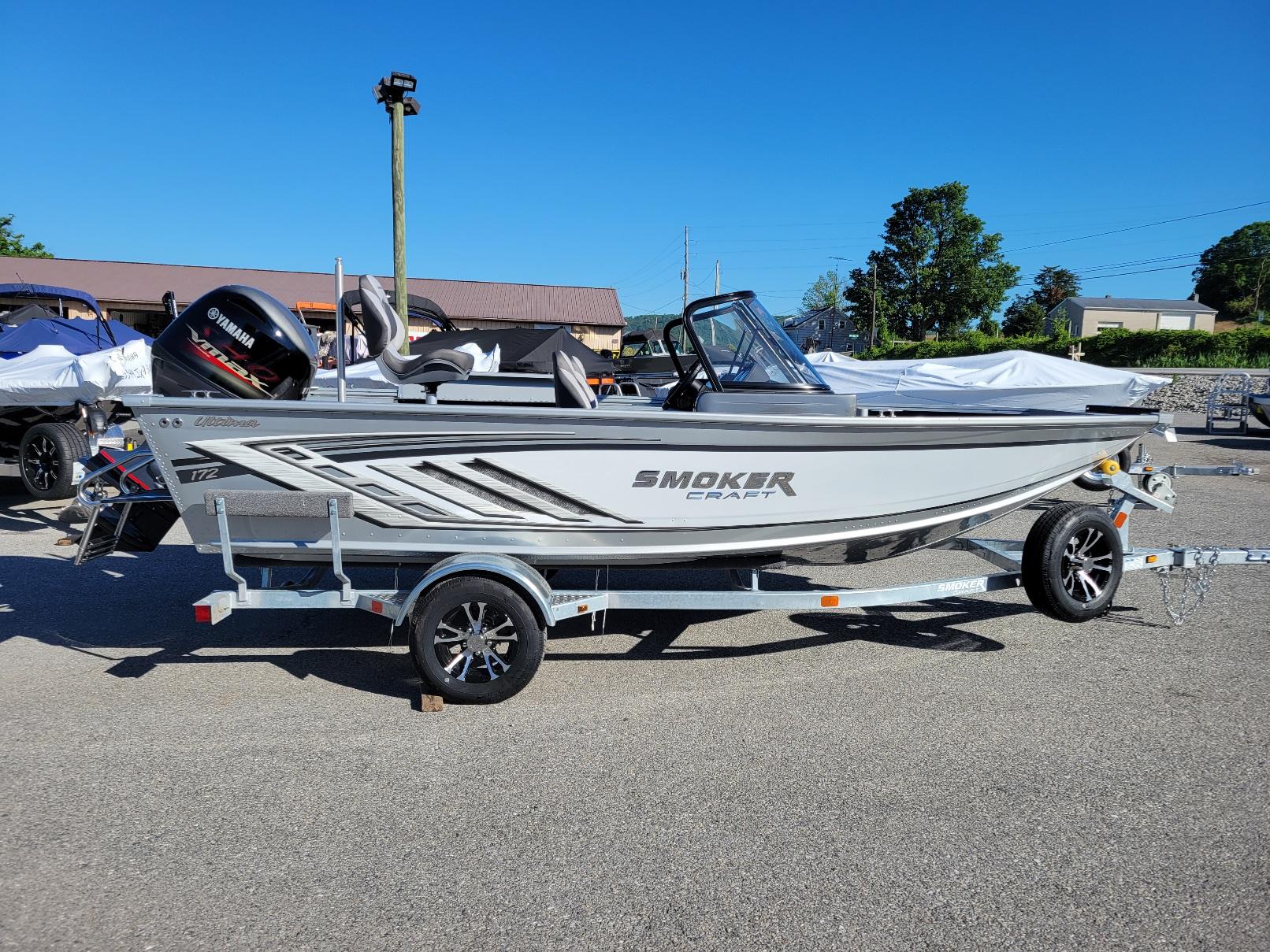 2024 Smoker Craft Ultima 172 walk thru windshield w/ Yamaha 115 (In stock!)