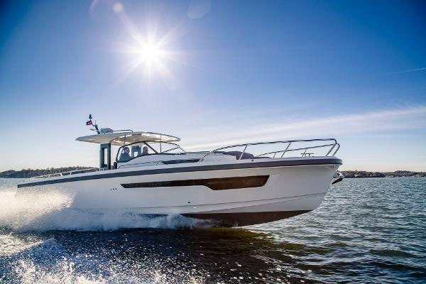 Nimbus Tender 11 2024 Nimbus Tender 11 cruising on sunny waters.