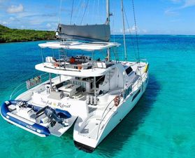 Royal Cape Catamarans Majestic 570 Royal Cape Catamarans Majestic 570, 2020, anchored in turquoise waters.