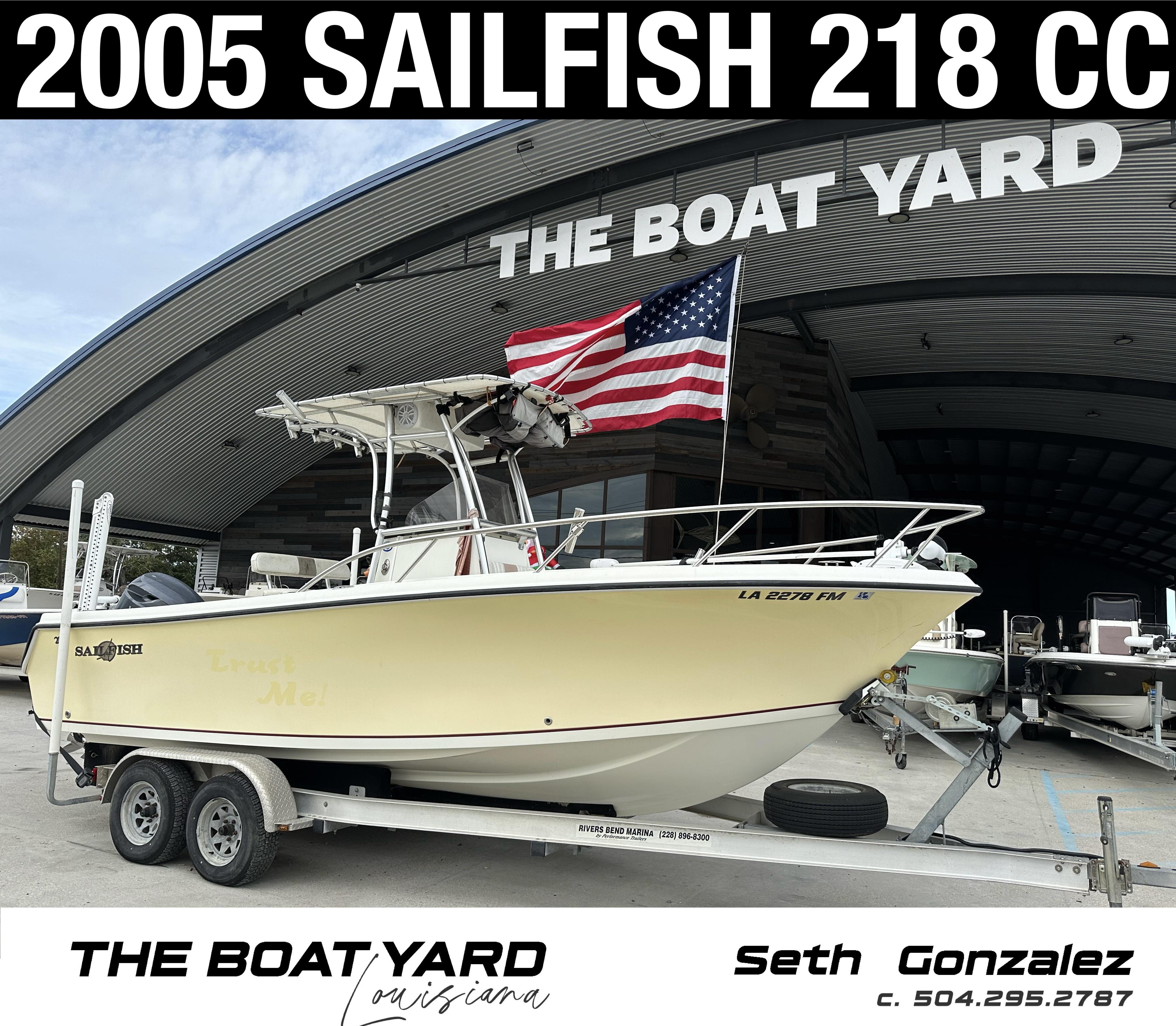 2005 Sailfish 218 CC
