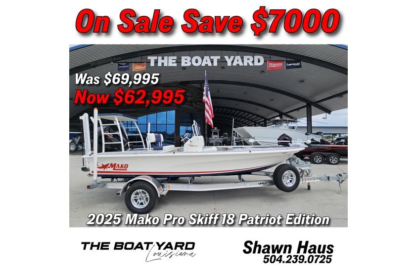 2025 Mako Pro Skiff 18 Patriot Edition